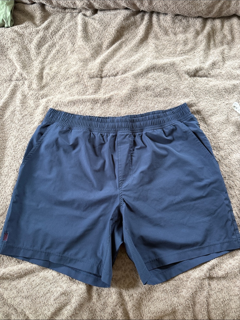 RHONE Men's Navy Athletic Shorts